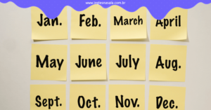 Read more about the article Meses do Ano em Inglês: Guia Completo