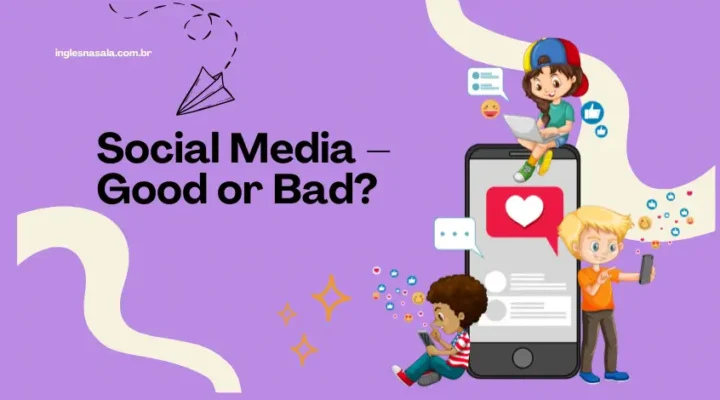 Atividade em inglês sobre redes sociais para o Fundamental 1 (4º e 5º ano)