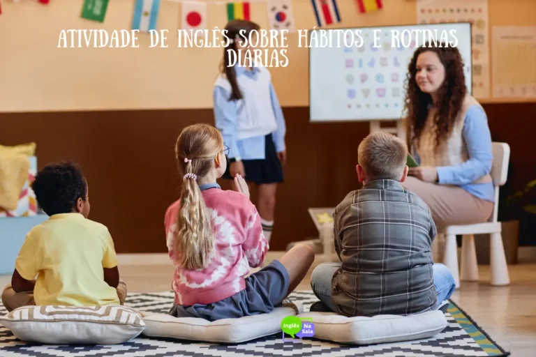 Atividade de Inglês sobre Hábitos e Rotinas Diárias