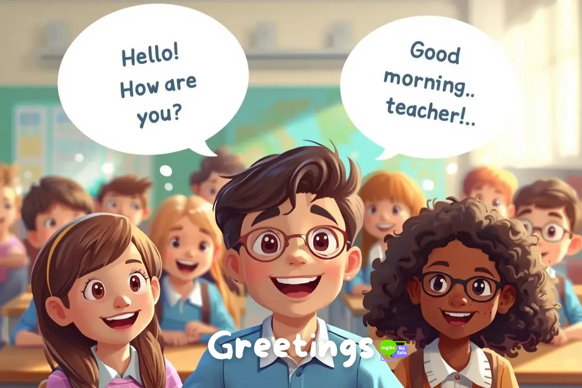 atividades de ingles sobre greetings