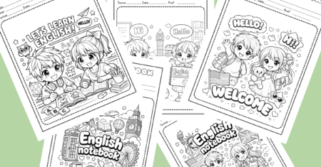 Capas Para Cadernos de Inglês